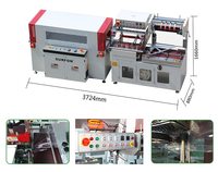 Machine d'emballage sous film rétractable pour barres chocolatées électriques avec PLC, roulement et engrenage pour l'emballage alimentaire et des boissons