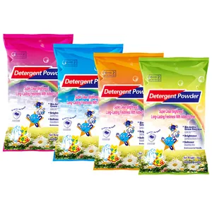 Eco-Friendly Multifunctional Powder Laundry Detergent Fragrant Cleaners for Clothing Apparel in Disposable Bags Packaging