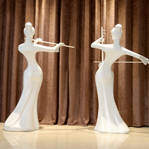 Figuras de Resina para Montar en el Suelo, Decoración Artística Contemporánea para Vestíbulos de Hoteles y Centros de Ventas - Product Image 3