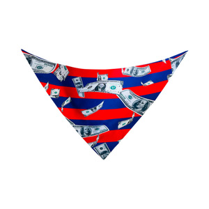 Custom Printed Triangular Scarf <b>For</b> Dogs And <b>Cats</b> With Us Dollar Design All Seasons Pet <b>Clothes</b> Funny Style - Product Image 5