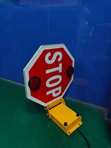 Señal de Tráfico LED Electrónica <span class=keywords><strong>Intermitente</strong></span> de Alta Visibilidad, Tablero de Señalización de Advertencia de Seguridad Vial - Product Image 1
