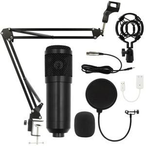 Bm800 USB Recording <strong>Studio</strong> Condenser <strong>Microphone</strong> Mic V8S V8S-X Live Sound Card Set Portable Computer Recording Podcasting TikTok - Product Image 5