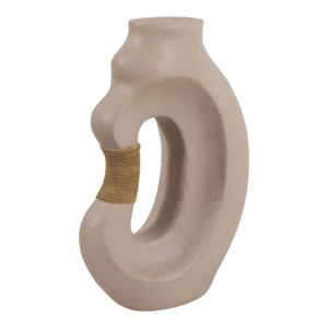 Vaso Astratto Ecomix: Scultura Moderna con Manico per Arredamento Soggiorno e Esposizione Decorativa - Product Image 3