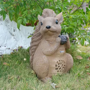 Thinuna LS-302 PA 시스템 스피커 방수 야외 정원 확성기 10 와트 다람쥐 바위 모양의 잔디 스피커