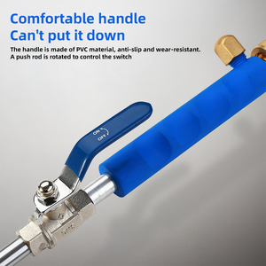 Buse de tuyau d'arrosage haute pression avec 2 buses et barre de lavage haute pression pour le nettoyage efficace de la voiture, du sol et du jardin - Product Image 3