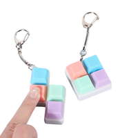 Sododo 2026 PVC Anime Plastic Decompression Macaron Keyboard Pendant Fingertip Press Creative Russian Box