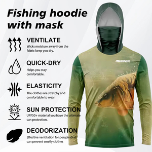 Sudadera <span class=keywords><strong>con</strong></span> Capucha <span class=keywords><strong>de</strong></span> Protección Solar UPF50+ <span class=keywords><strong>Para</strong></span> <span class=keywords><strong>Hombre</strong></span> Camiseta <span class=keywords><strong>de</strong></span> <span class=keywords><strong>Manga</strong></span> <span class=keywords><strong>Larga</strong></span> <span class=keywords><strong>Para</strong></span> Exteriores Logo Personalizado Las Mejores <span class=keywords><strong>Camisas</strong></span> <span class=keywords><strong>de</strong></span> Pesca <span class=keywords><strong>de</strong></span> Alto Rendimiento <span class=keywords><strong>con</strong></span> Capucha - Product Image 3