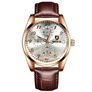 Nouvelle montre pour homme en PU avec bracelet en alliage, montre de business pour homme - Product Image 6