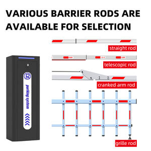 Puerta de barrera de pluma automática Transhare con motor DC rápido de seguridad antichoque para <span class=keywords><strong>control</strong></span> de acceso de Estacionamiento seguro - Product Image 2