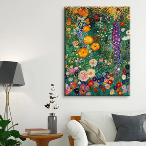 Pintura al óleo hecha a mano de flores de jardín de granja al por mayor arte de pared botánico Vintage pintura al óleo moderna para decoración del hogar - Product Image 4