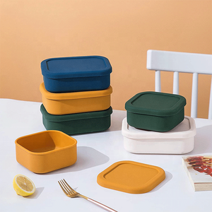 OEM/ODM 7.2 인치 실리콘 도시락 어린이 식사 준비 냉장고 주최자 식품 저장 용기 티핀 용기 - Product Image 3