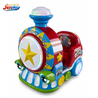 Machine de jeu d'arcade populaire pour enfants, à monnayeur, avec écran MP5, type train à bascule