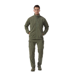 DF ESDY A162 Outdoor Sports Autumn/Winter Polyester Fleece Jacket <b>Stand</b> Collar Double-sided Thickened Warm - Product Image 3