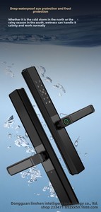 Tuya <span class=keywords><strong>Smart</strong></span> <span class=keywords><strong>Double</strong></span> face empreinte digitale WiFi compatibilité de la <span class=keywords><strong>clé</strong></span> réseau serrure en acier étanche série 3585/2885 <span class=keywords><strong>clé</strong></span> mince nuage - Product Image 2