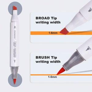 2024 New Premium Durable Material Brush Tip Marker Set Art Design with New Promotion - Product Image 3