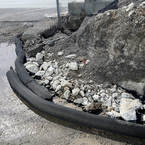 Chaussettes <span class=keywords><strong>de</strong></span> filtration en géotextile pour le drainage industriel et les barrages, pour la filtration des feuilles tombées - Product Image 1