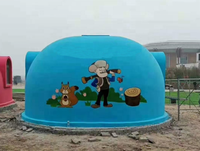 Dôme de tente igloo rond sur la montagne pour hôtel en plein air Dômes de haute qualité en fibre de verre Maison ronde