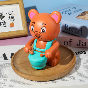 Lapin tambourineur <span class=keywords><strong>à</strong></span> <span class=keywords><strong>remonter</strong></span>, <span class=keywords><strong>jouet</strong></span> <span class=keywords><strong>mécanique</strong></span> animé, éducatif, STEM, vintage, cadeau de mariage, de Pâques, nouveauté, sans plomb - Product Image 5