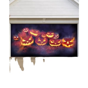 Nuevo Diseño de Decoraciones Impermeables para Puerta, Impresión Digital en Poliéster, Letrero de Bienvenida para Exteriores, Feliz Pascua, para Puerta de Garaje - Product Image 3