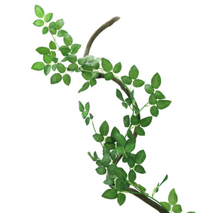 Hojas de Rosa Artificiales de 180 cm, Decoración de Pared Interior, Planta Verde Colgante, Flor de Seda de Alta Simulación - Product Image 5