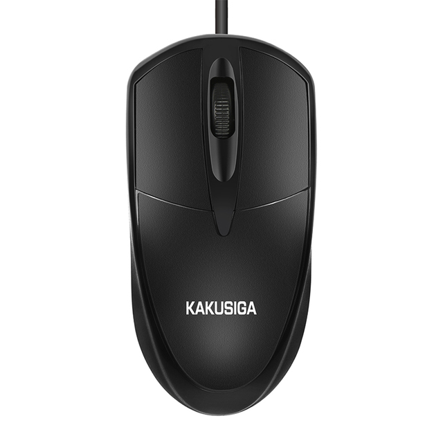 KAKUSIGA Cheap Hot Sale Three-button Optical Mouse 1500 Dpi 3 Keys USB Wired Mouse