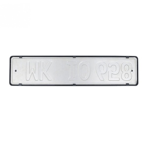 Marco de Matrícula Personalizado, Marco de Matrícula Europeo de Plástico al por Mayor de Fábrica, Logotipo Personalizado Disponible - Product Image 6