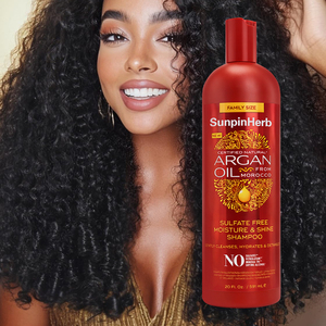 Champú de Aceite de Argán Natural Certificado por Creme of Nature, Sin Sulfatos, para el Cuidado Hidratante del Cabello Natural - Product Image 1