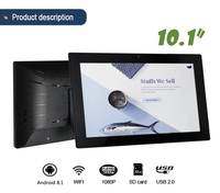 Tablette tactile 10,1 pouces avec écran tactile Full HD IPS, WiFi 2,4G, stockage 16 Go, Android 10 Quad-Core, fente LAN RJ45, utilisation industrielle