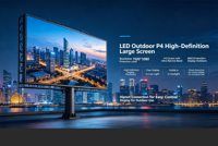 Panel de Pantalla LED para Exteriores P5 Directo de Fábrica, IP65 Resistente al Agua, Resolución 8K, Ignífugo, Eficiente Energéticamente, Módulo LED de Alta Luminancia