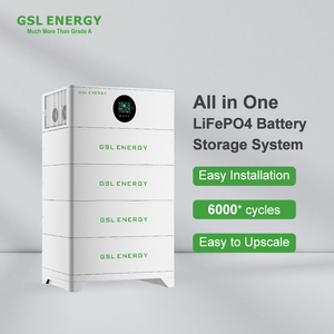 Sistema de Almacenamiento de Energía Doméstico GSL ENERGY Todo en Uno con Batería de 20 Wh e Inversor de 51.2 V y 10.24 kWh, Batería Lifepo4 con BMS para Montaje en Suelo - Product Image 6