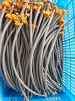 Tuyau d'Évier en Nylon Tressé Durable, Conduite d'Eau Flexible pour Robinet de Cuisine et Vasque de Salle de Bain