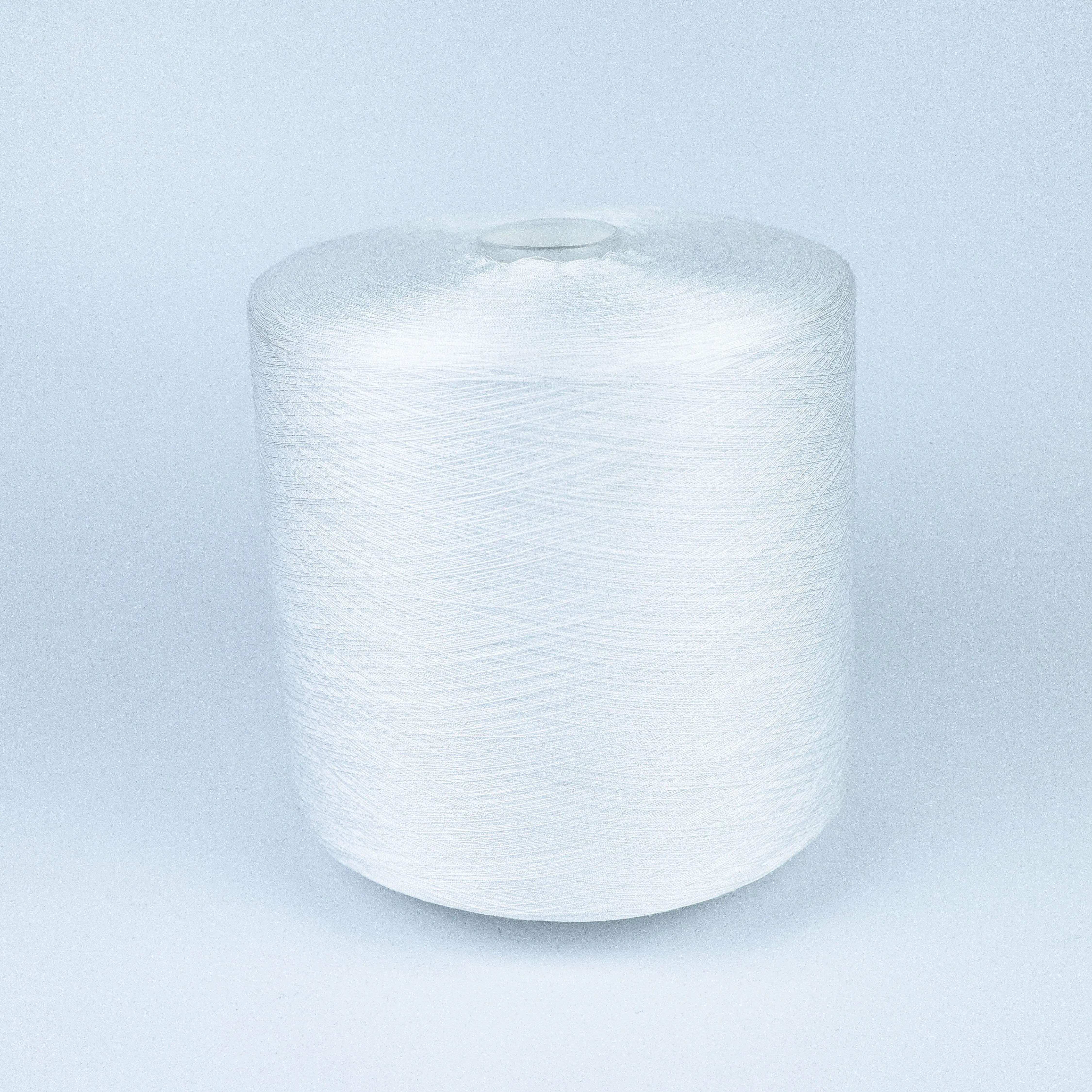 Bán Buôn 40S/2 1.25Kg Nguyên Liệu Thô 100% NHUỘM Ống Spun Polyester Sợi Chỉ May
