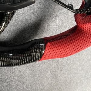 <span class=keywords><strong>Volant</strong></span> sport en cuir personnalisé <span class=keywords><strong>de</strong></span> qualité supérieure avec grip pour le pouce en fibre <span class=keywords><strong>de</strong></span> carbone véritable pour Acura TLX 2021-2025 - Product Image 4