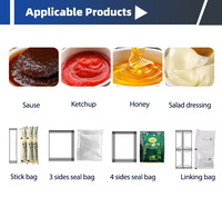 Machine d'emballage automatique directe du fabricant pour la mayonnaise, les sauces crémeuses, les vinaigrettes et les condiments liquides en sachet