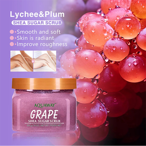 Gommage corporel nettoyant au beurre de karité, aux fruits naturels, blanchissant, à la noix de coco et à la lavande, marque privée - Product Image 2