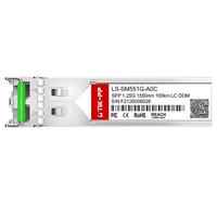 Module émetteur-récepteur optique Arista SFP-1G-EZX-100 compatible avec les modules SFP SMF 1G EZX 100 km DOM LC monomode 1,25 G de tiers
