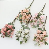Doufu Vente en gros de roses Fleurs artificielles Centre de table Maison Fleurs décoratives Fleurs artificielles romantiques Décoration de mariage
