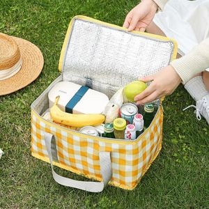 Sac isotherme réutilisable pour pique-nique, 13,8 x 7,9 x 7,9 pouces, avec fermeture éclair - Product Image 5