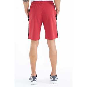 Shorts décontractés pour homme Alfred Red, taille moyenne, coton respirant, coupe standard, taille S - Product Image 4