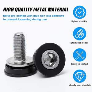 La mayoría de los bielas Tornillos de bicicleta al aire libre MTB Road <span class=keywords><strong>Alan</strong></span> Crank Tornillos Tuerca Piezas Pernos de eje Componentes de soporte inferior de bicicleta Caja M4 - Product Image 3