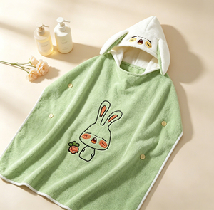 <span class=keywords><strong>Accappatoio</strong></span>/Asciugamano <span class=keywords><strong>per</strong></span> Bambini in Pile Corallo, Delicato sulla Pelle, Assorbente, ad Asciugatura Rapida, Personalizzabile - Product Image 5