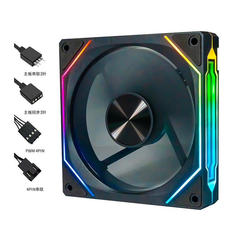 พัดลมรีเวิร์กบีกรอบสีดำ