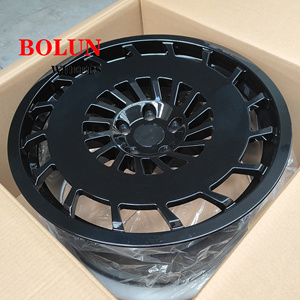 Bolun fábrica personalizada de alta calidad 1 pieza negro 21x9,0 21x10,<span class=keywords><strong>5</strong></span> pulgadas ruedas forjadas 5X120mm llantas ET + 38/+ <span class=keywords><strong>45</strong></span> para 2019 VW TRANSPORTER - Product Image 2