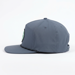 Gorra de Golf de 5 Paneles con Cierre a Presión, Personalizada con Logotipo Tejido en Cuerda, de Nailon, Sin Estructura, de Alta Calidad - Product Image 4