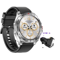 Reloj Inteligente T95 con Auriculares Inalámbricos TWS, Resistente al Agua IP67, Monitor de Ritmo Cardíaco de Silicona, Monitor de Sueño, Contesta Llamadas, Marca Números, Aplicación FitcloudPro