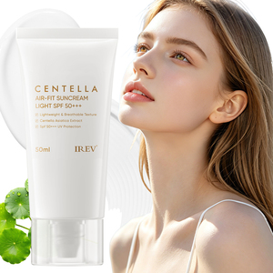 Private Label OEM Centella Asiatica Air-Fit Suncream Light Uv Protection And Relaxed Not Stuffy Acne Oily Outdoor <b>Sunscreen</b> - Product Image 1