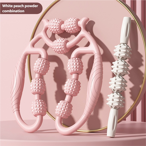 Rodillo de abrazadera para pierna de terapia muscular para reducción de <span class=keywords><strong>celulitis</strong></span> y relajación corporal, rodillo de masaje para pies - Product Image 6