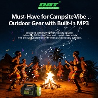Kit d'éclairage solaire domestique DT-X10 DAT MPPT avec ampoules LED et chargeur de téléphone portable