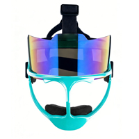 Masque de softball ultraléger en magnésium pour joueur de softball, tailles jeunesse et adulte, 8 oz, protection faciale légère