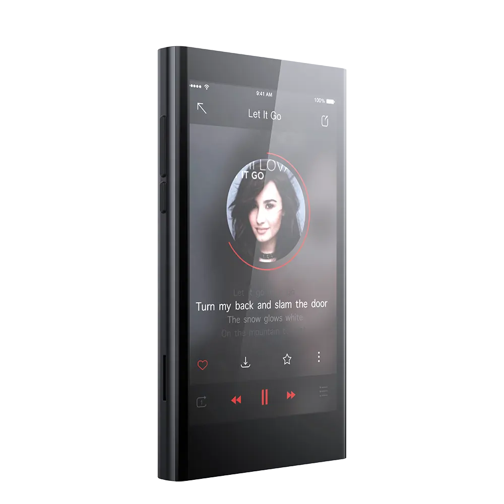 HBNKH H-R390pro Android mp3 mp4 player IPS screen wifi version bt music player with copy and paste function